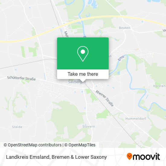 Landkreis Emsland map