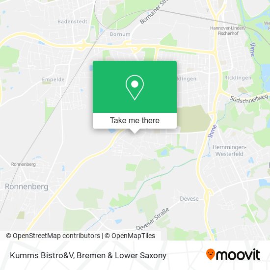 Kumms Bistro&V map