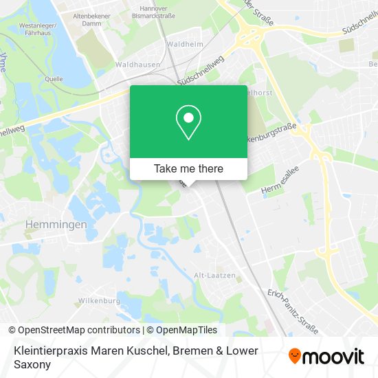 Kleintierpraxis Maren Kuschel map