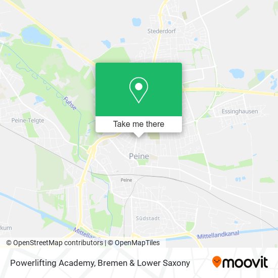 Powerlifting Academy map
