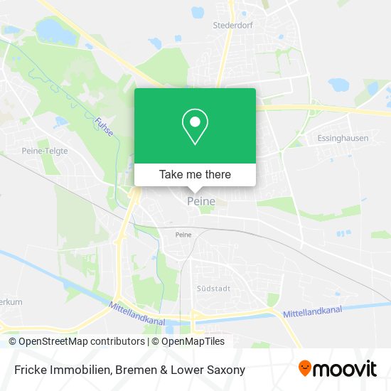 Fricke Immobilien map