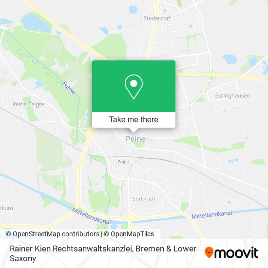 Rainer Kien Rechtsanwaltskanzlei map