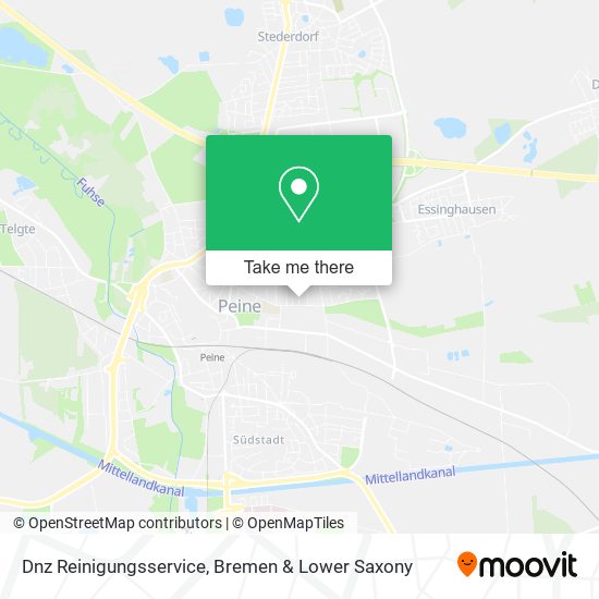 Dnz Reinigungsservice map