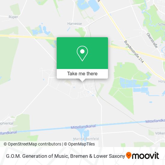 G.O.M. Generation of Music map