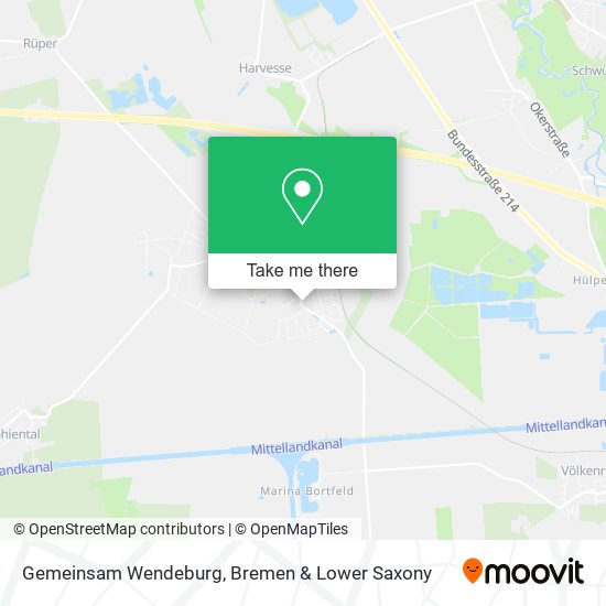 Gemeinsam Wendeburg map