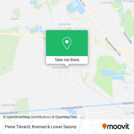Peine Tierarzt map