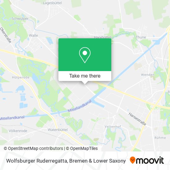 Wolfsburger Ruderregatta map