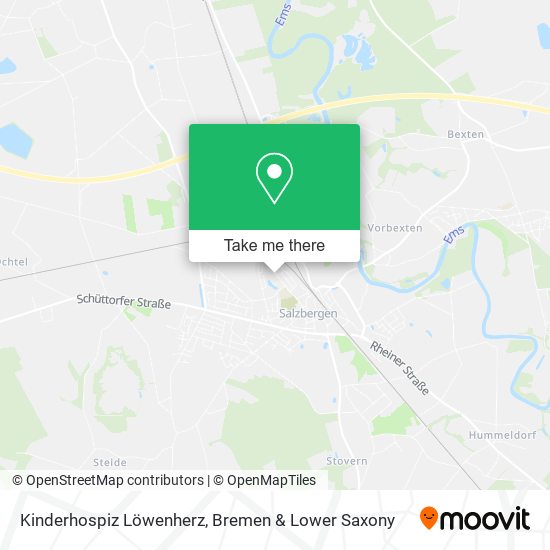 Kinderhospiz Löwenherz map