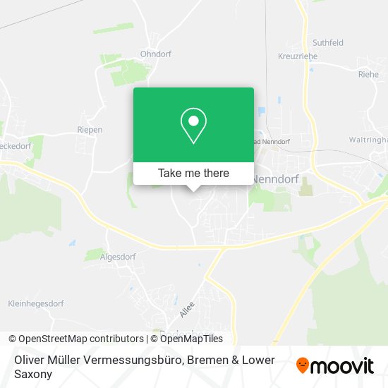 Oliver Müller Vermessungsbüro map