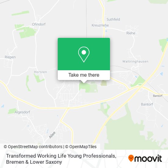 Transformed Working Life Young Professionals map