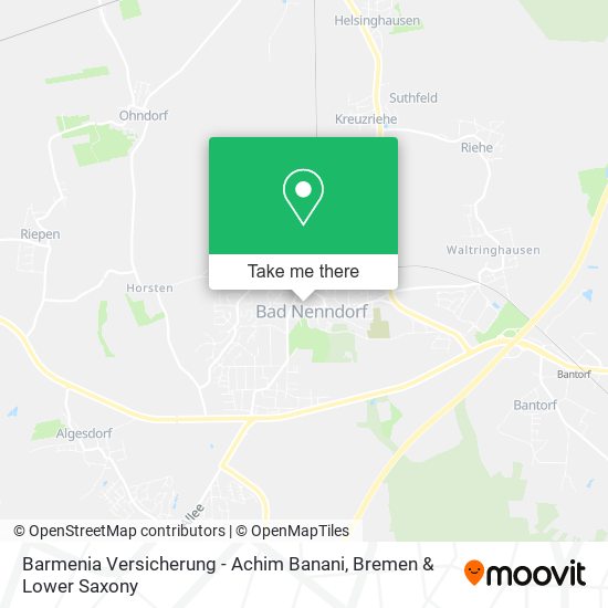 Barmenia Versicherung - Achim Banani map