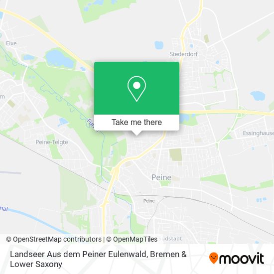 Landseer Aus dem Peiner Eulenwald map