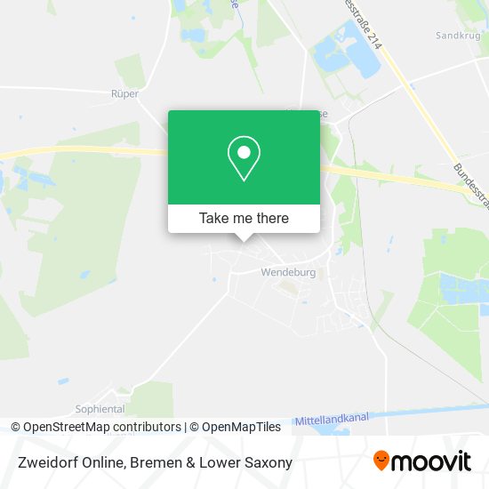 Zweidorf Online map