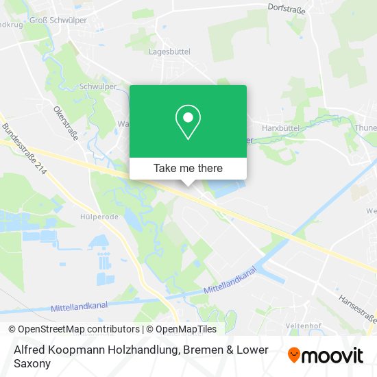Alfred Koopmann Holzhandlung map