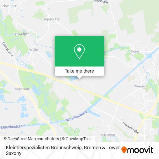 Kleintierspezialisten Braunschweig map