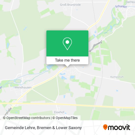 Gemeinde Lehre map