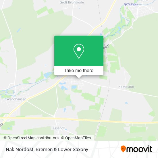 Nak Nordost map