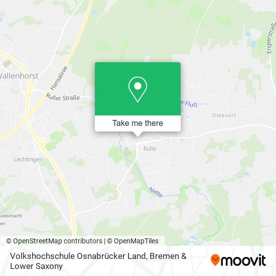 Volkshochschule Osnabrücker Land map