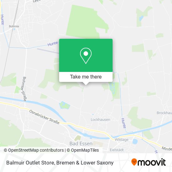 Balmuir Outlet Store map