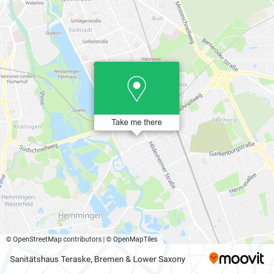 Sanitätshaus Teraske map