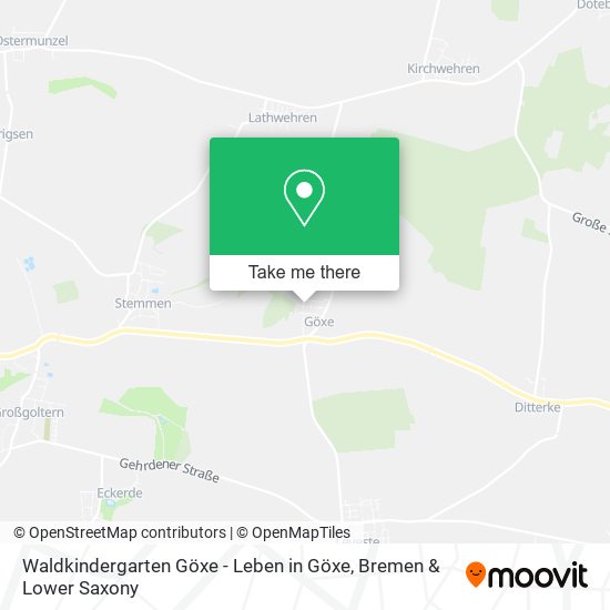 Waldkindergarten Göxe - Leben in Göxe map