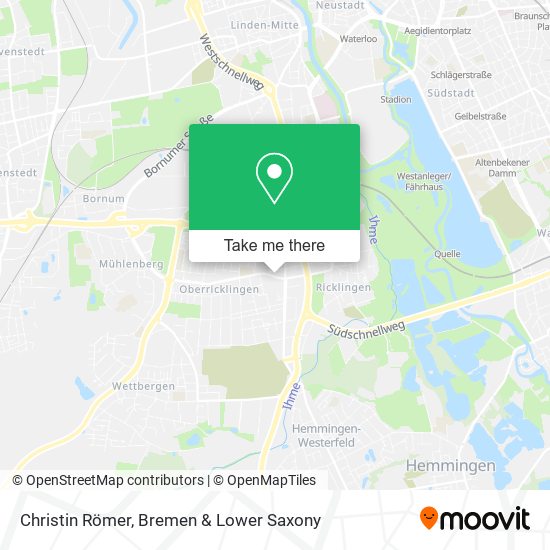 Christin Römer map