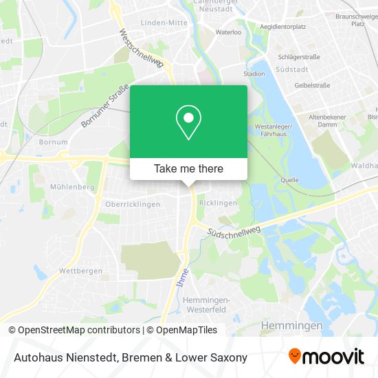Autohaus Nienstedt map