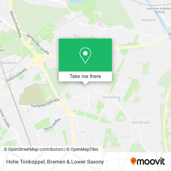 Hohe Tonkoppel map