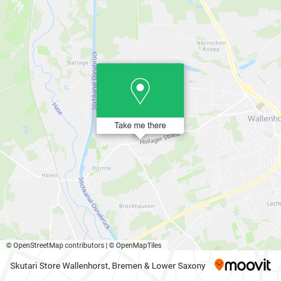 Skutari Store Wallenhorst map
