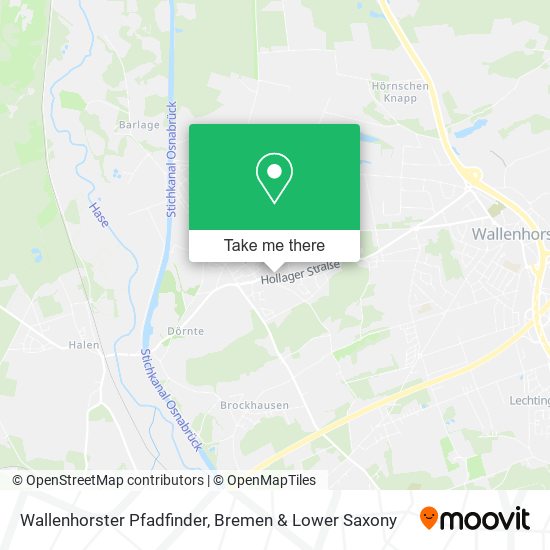 Wallenhorster Pfadfinder map