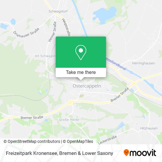 Freizeitpark Kronensee map