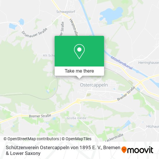 Schützenverein Ostercappeln von 1895 E. V. map