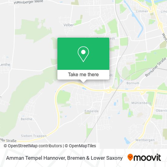 Amman Tempel Hannover map