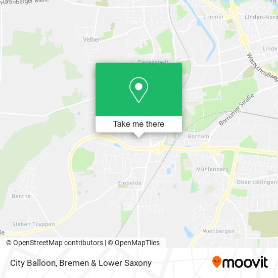 City Balloon map