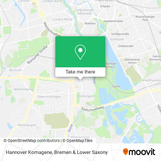 Hannover Komagene map