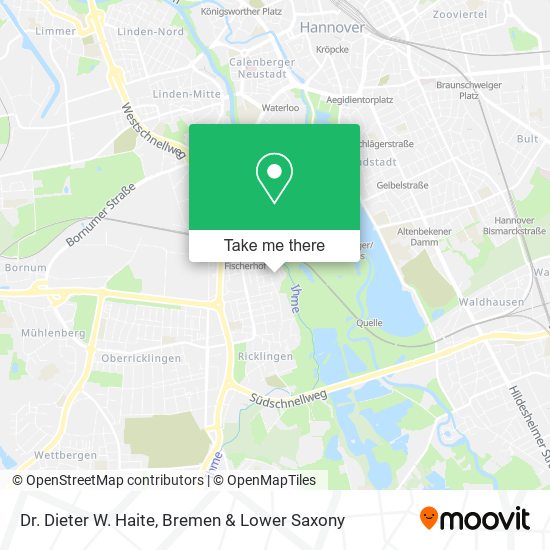 Dr. Dieter W. Haite map