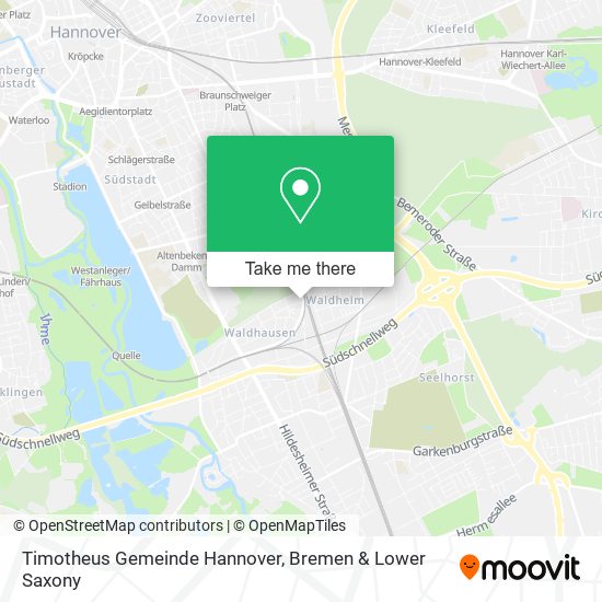 Timotheus Gemeinde Hannover map