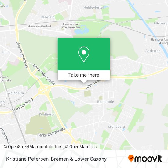Kristiane Petersen map