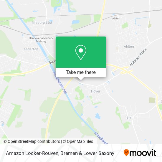 Amazon Locker-Rouven map