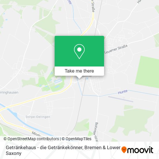 Getränkehaus - die Getränkekönner map