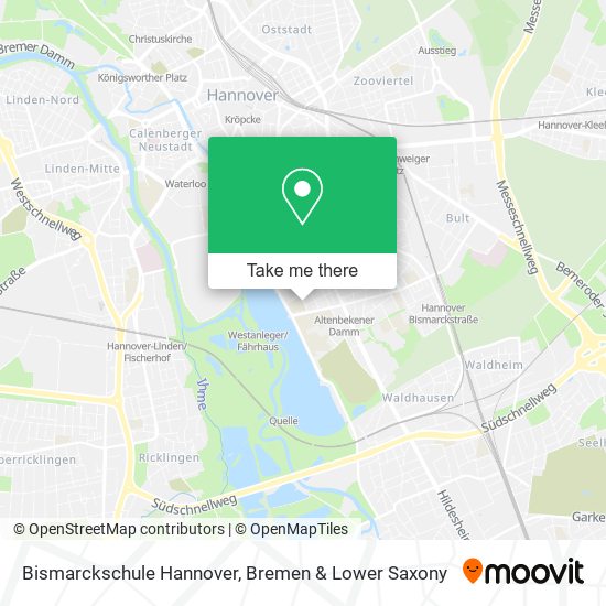 Bismarckschule Hannover map