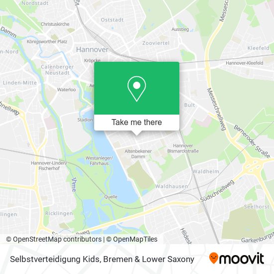 Selbstverteidigung Kids map