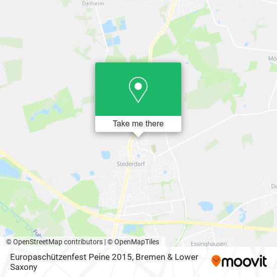 Europaschützenfest Peine 2015 map