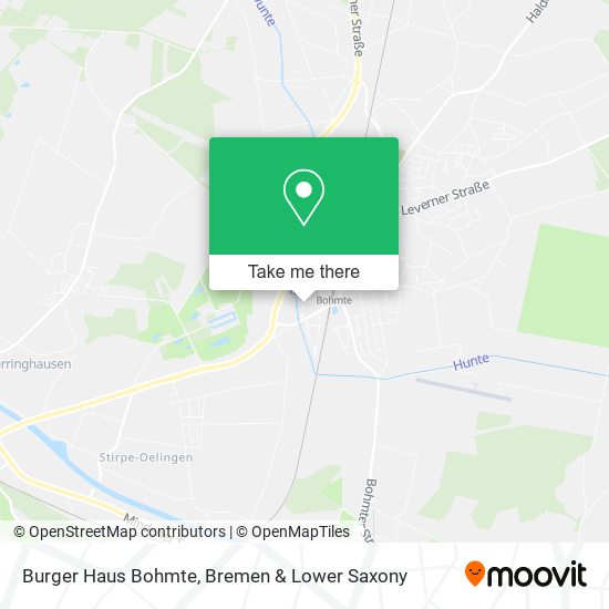 Burger Haus Bohmte map