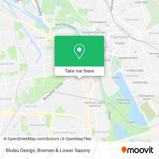 Bluleu Design map