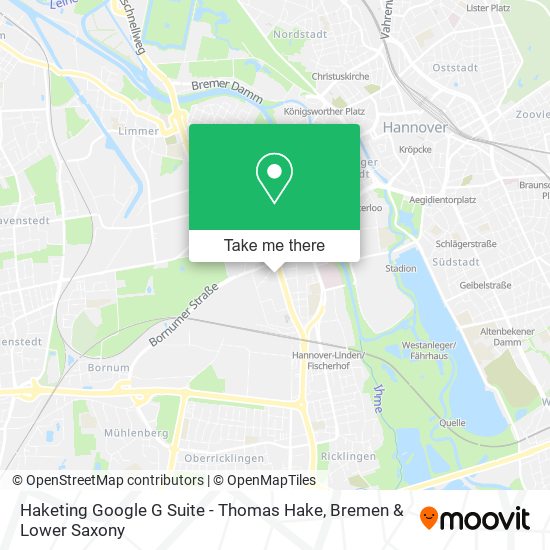 Haketing Google G Suite - Thomas Hake map