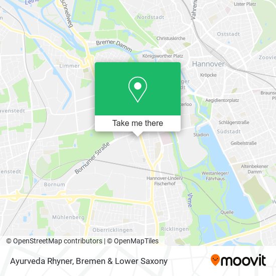Ayurveda Rhyner map