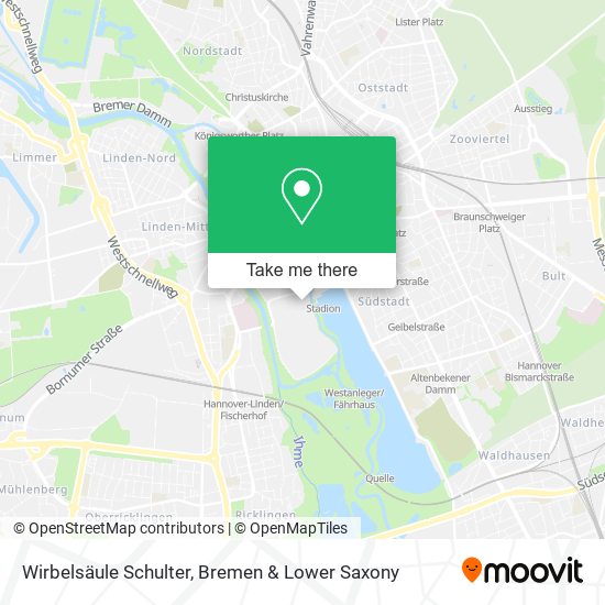 Wirbelsäule Schulter map