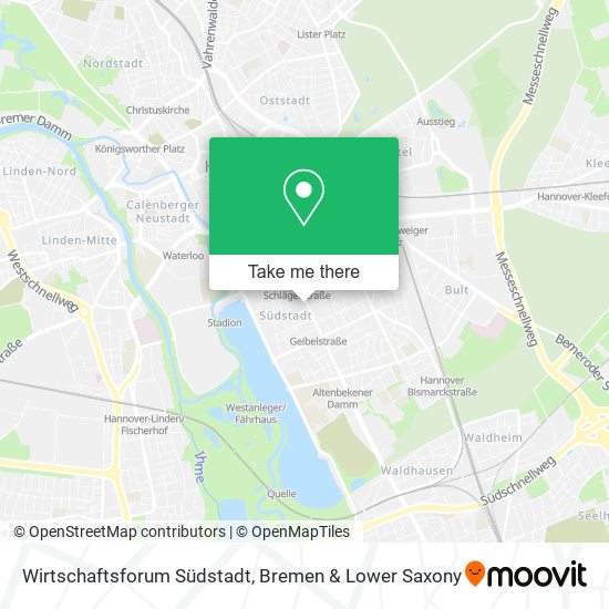 Wirtschaftsforum Südstadt map