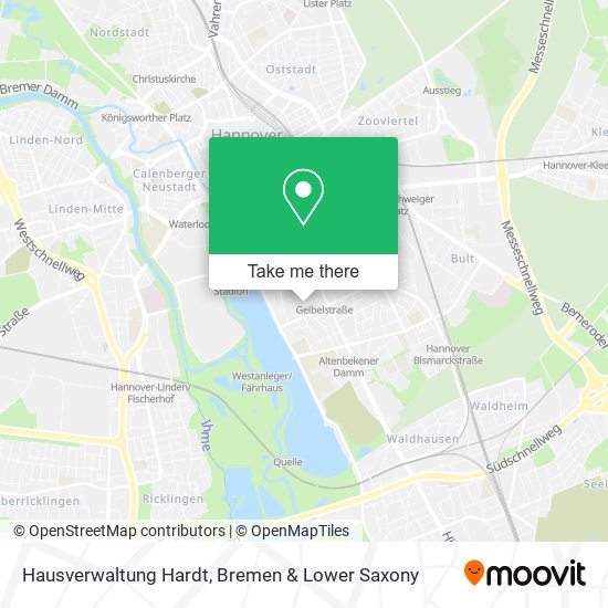 Hausverwaltung Hardt map